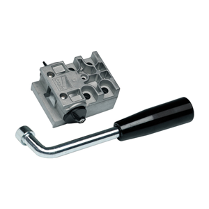 Entriegelungseinheit mit Hebelschlüssel