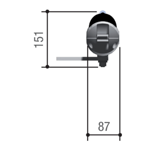 Drehtorantrieb CAME AMICO 24V,für Drehtore bis 1,8m Flügelbreite,links / rechts verwendbar   ECO LINE