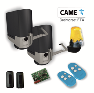 Drehtorset CAME Typ FTX 2-flügelig,Serie Move bis 2,5m Flügelbreite,,Gewicht bis 250kg,  Mauerrücksprung 150