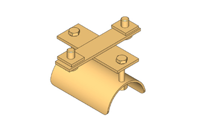 Flachlitzenendklemme für Flachlitzen