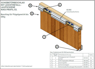Laufschiene 6m galv. verzinkt