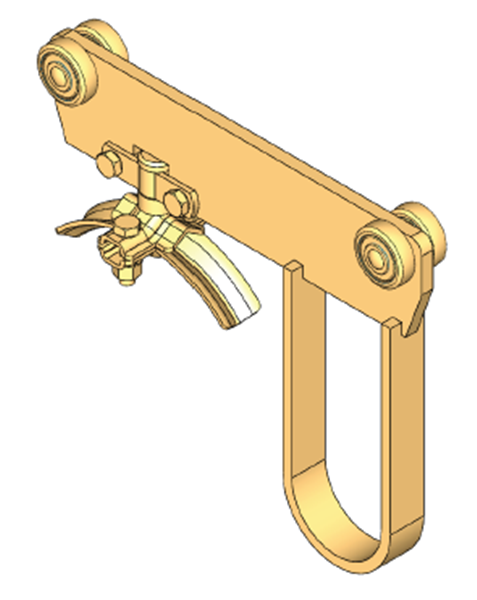 Mitnehmerwagen für Rundkabel
