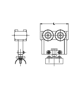 Nylonkabelwagen NIKO mit Kugellager