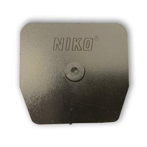 Schienenendkappe "NIKO" Profil 25.000,Schützt das Innere der Laufschiene vor,Verschmutzung. Top Clean galv. verzinkt